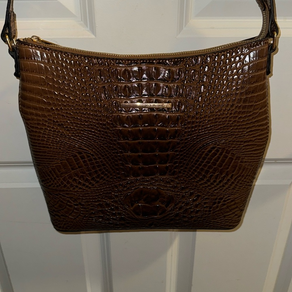 Faux Croc Leather Purse
